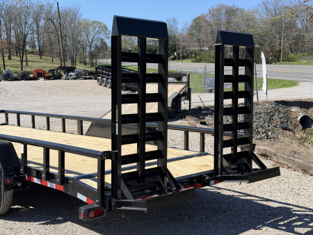 New 2026 Load Trail 83X22 CS 14K GVWR PIPE TOP STANDUP RAMPS Equipment Trailer