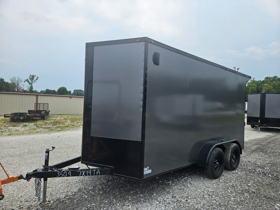 New 2026 Mammoth 7x14 TA, 7' interior height, 35k axles, .080 polycore Cargo / Enclosed Trailer