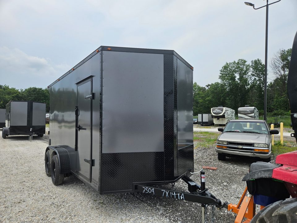 New 2026 Mammoth 7x14 TA, 7' interior height, 35k axles, .080 polycore Cargo / Enclosed Trailer