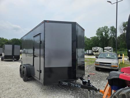 New 2026 Mammoth 7x14 TA, 7' interior height, 35k axles, .080 polycore Cargo / Enclosed Trailer