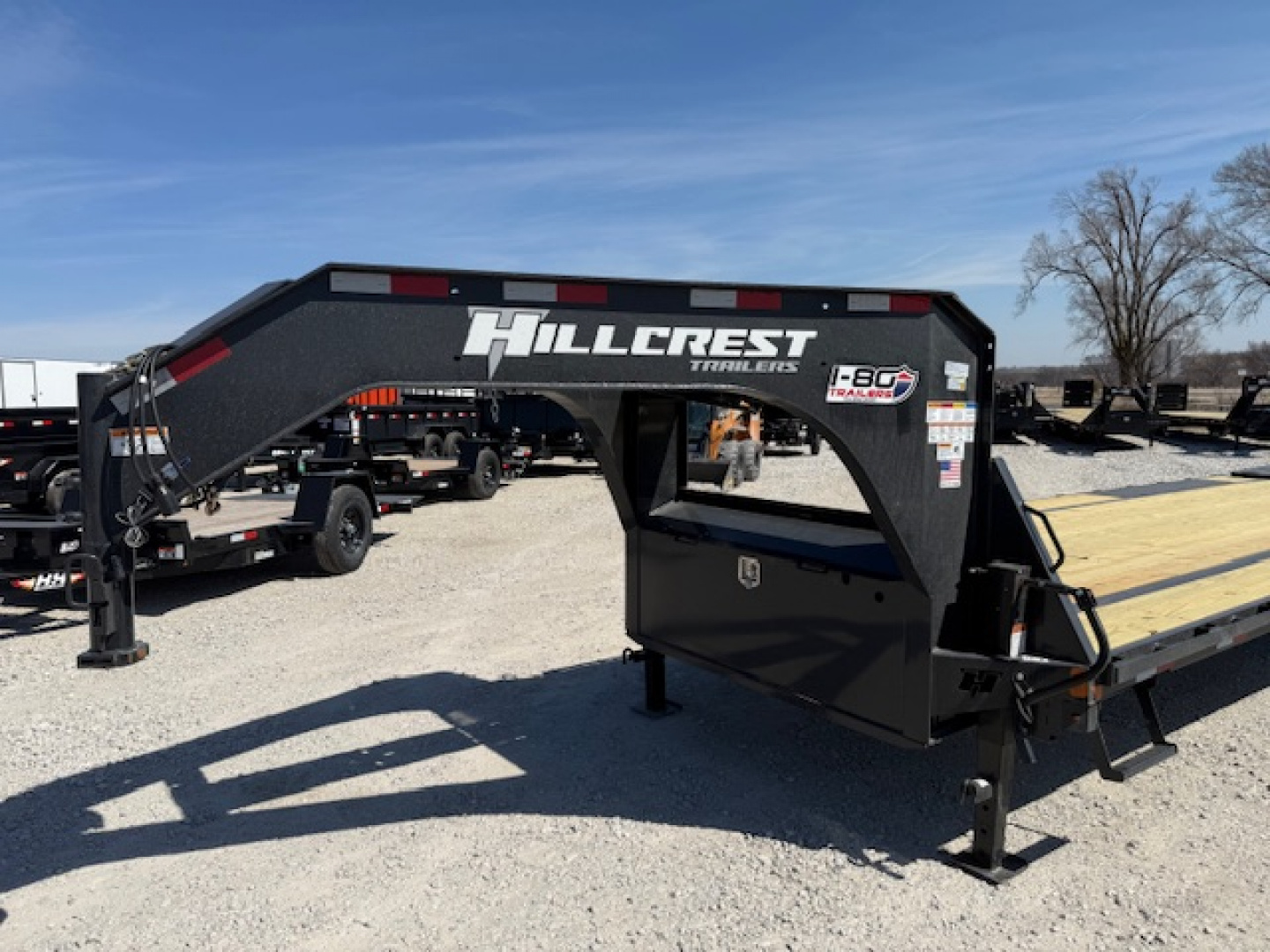 New 2026 Hillcrest 102"x35'+5' 15.9k Gooseneck Hotshot Deckover Trailer