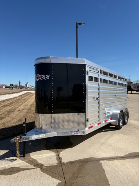 New 2026 Exiss 16 ft Stock Trailer 10400lb GVWR