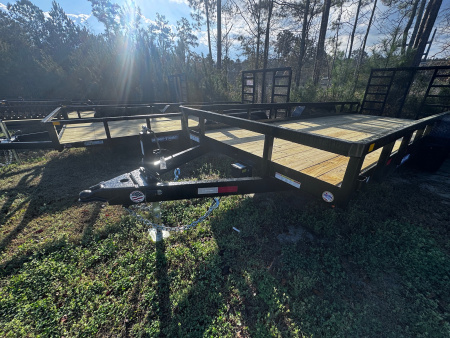 New 2026 Sure-Trac 7x20 10K Top Tube Utility Trailer