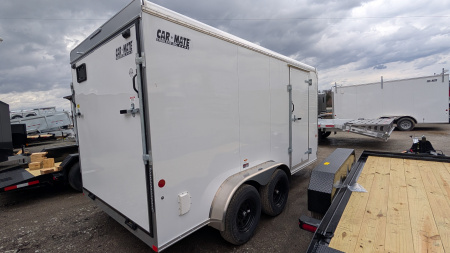 New 2026 Car Mate 7x14 HD Custom Cargo Trailer w/ Ramp Door (6" Add'l Hgt)