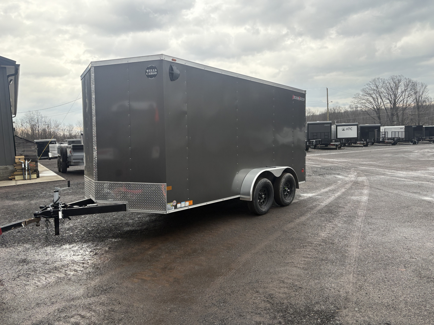New 2026 Wells Cargo 7x14 6'6"Interior Height Fasttrac Cargo / Enclosed Trailer