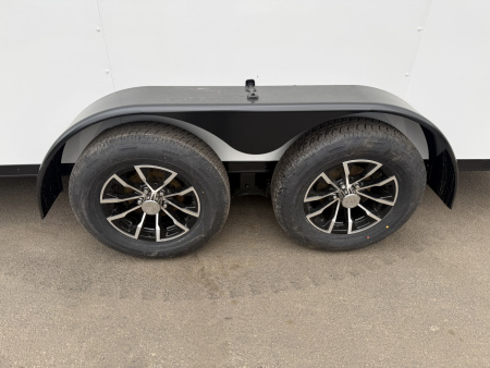 New 7 x 16 Look ST DLX Cargo Blackout Package 7k w/ Black Aluminum Wheels