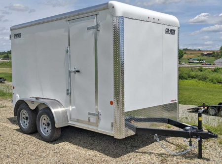 New 2026 Car Mate 6x14 HD Sportster Cargo Trailer w/ Ramp Door