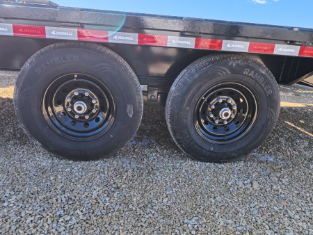 New 2026 Iron Bull 102 x 25 (20+5) FDG Deckover Trailer, 14k GVWR, 5' Rampage Ramps w/ Dovetail Deckover Trailer