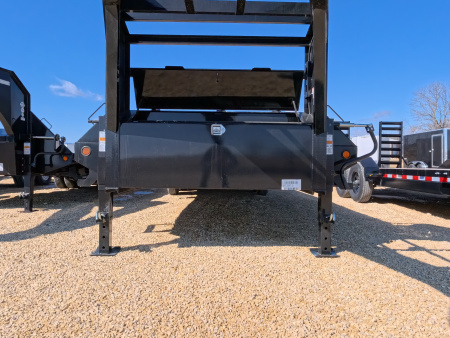 New 2026 Iron Bull 102 x 25 (20+5) FDG Deckover Trailer, 14k GVWR, 5' Rampage Ramps w/ Dovetail Deckover Trailer