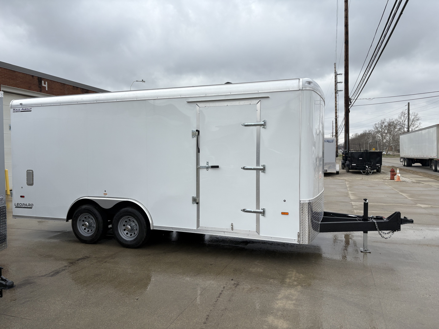 New 2026 Haul About Trailers 8.5'X18' LEOPARD W/LANDSCAPE PACKAGE Cargo / Enclosed Trailer