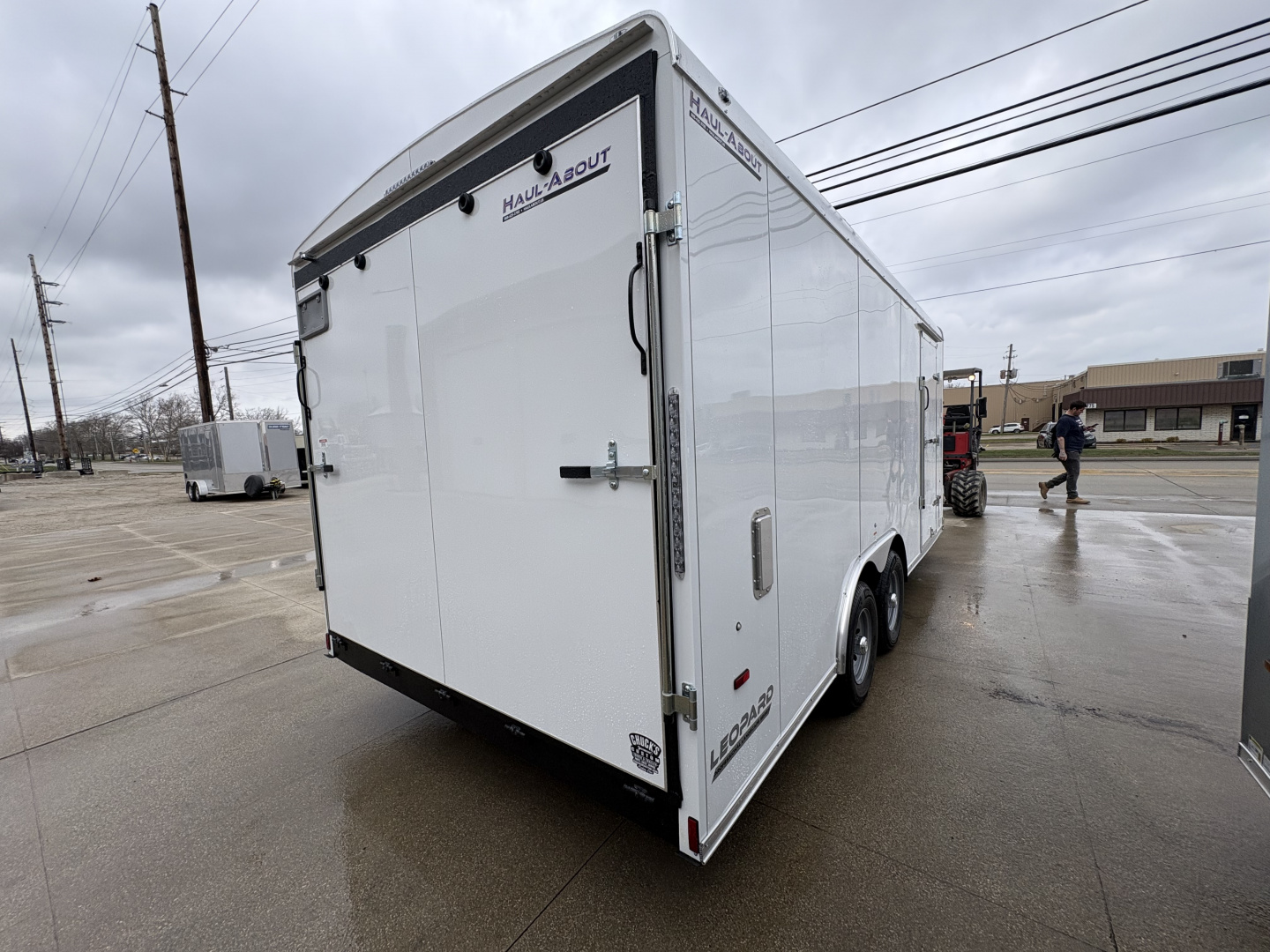 New 2026 Haul About Trailers 8.5'X18' LEOPARD W/LANDSCAPE PACKAGE Cargo / Enclosed Trailer