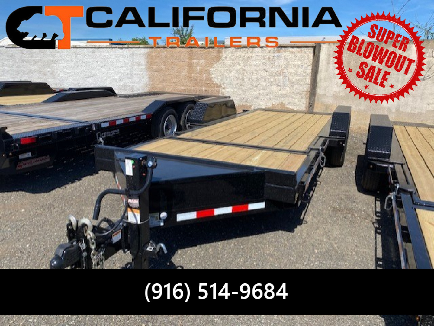 New 83 x20 Tandem Axle 15.4K Tilt Trailer