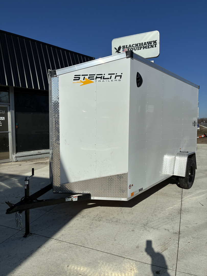 New 2026 Stealth 6x12 BARN DOOR Enclosed Cargo Trailer