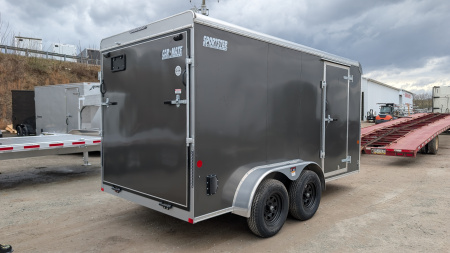 New 2026 Car Mate 7x14 HD Sportster Cargo Trailer w/ Ramp