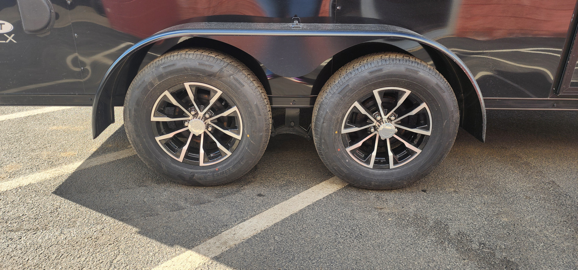New 7 x 14 Look ST DLX Cargo Blackout Package 7k****Aluminum Wheels