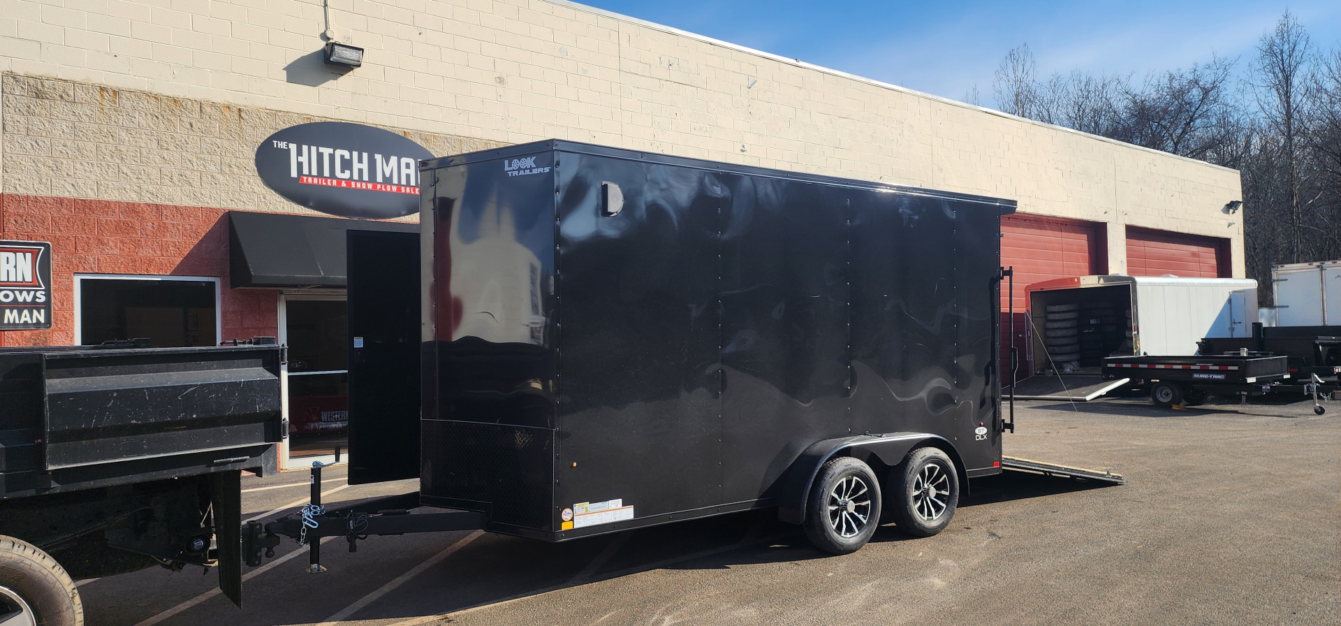 New 7 x 14 Look ST DLX Cargo Blackout Package 7k****Aluminum Wheels