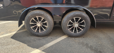 New 7 x 14 Look ST DLX Cargo Blackout Package 7k****Aluminum Wheels