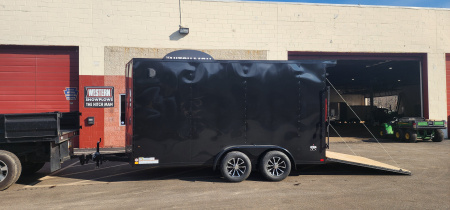 New 7 x 14 Look ST DLX Cargo Blackout Package 7k****Aluminum Wheels