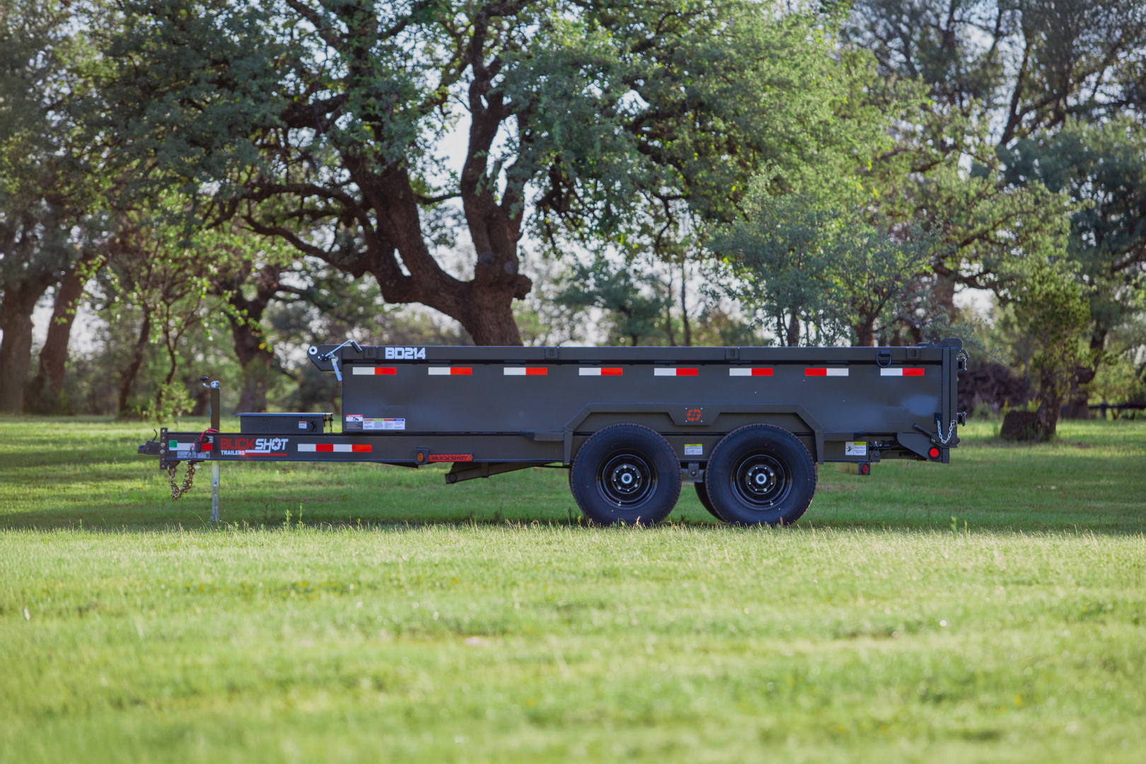 New 2026 Buckshot MFG 14' X 83" X 24" Sides 14K Dump Trailer