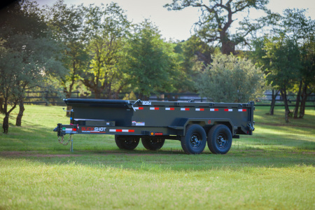New 2026 Buckshot MFG 14' X 83" X 24" Sides 14K Dump Trailer