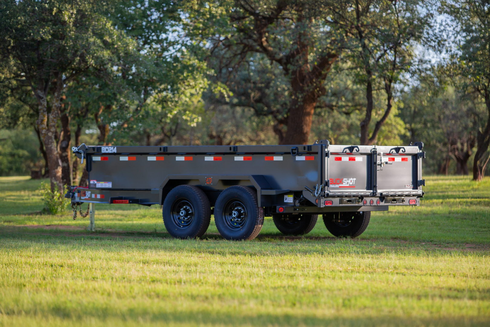 New 2026 Buckshot MFG 14' X 83" X 24" Sides 14K Dump Trailer