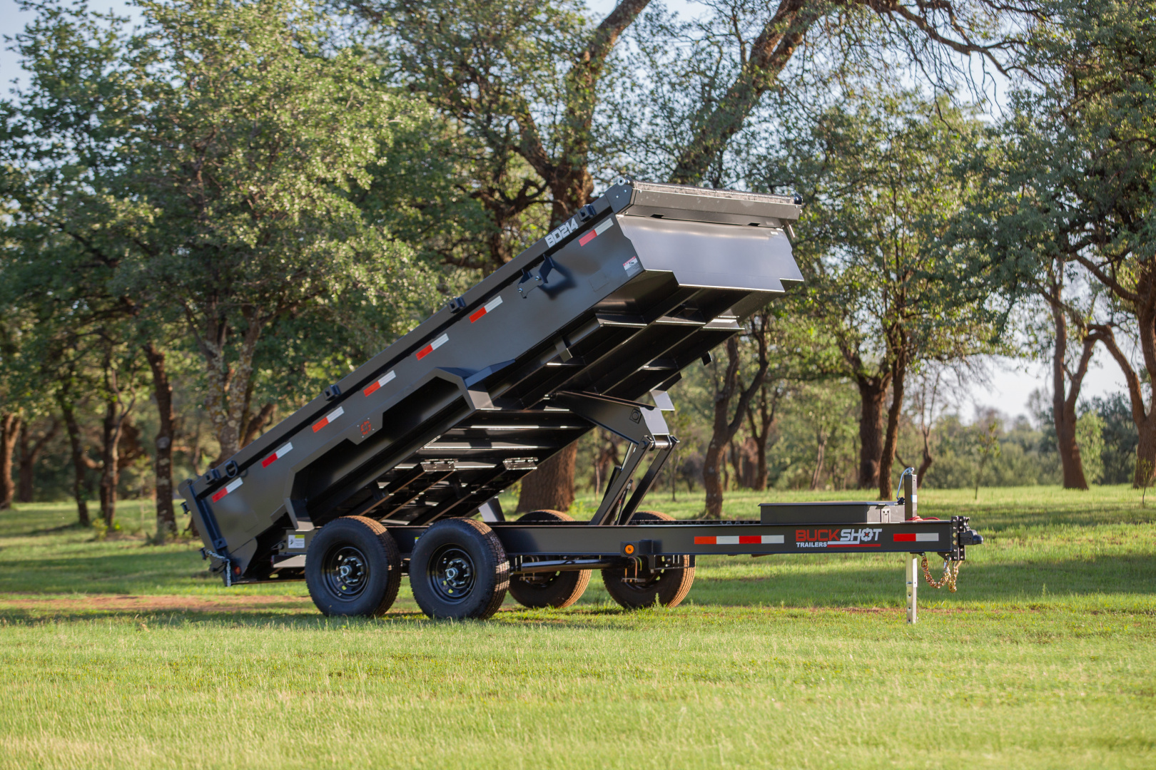 New 2026 Buckshot MFG 14' X 83" X 24" Sides 14K Dump Trailer