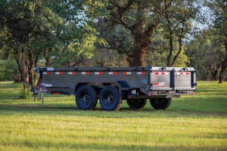 New 2026 Buckshot MFG 14' X 83" X 24" Sides 14K Dump Trailer