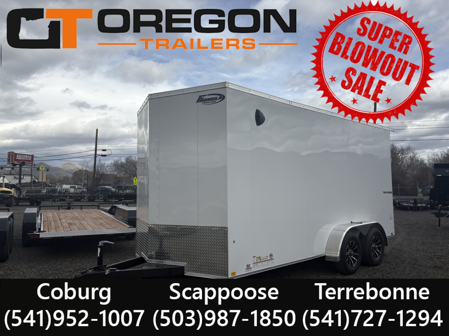 New 7x16 TA 7K Traverse Enclosed Cargo