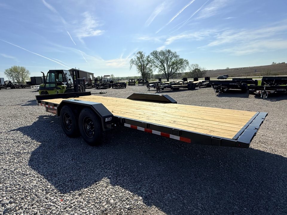 New 2026 H&H 82"X20' 14k Electric Tilt Speed Loader Car Hauler Trailer