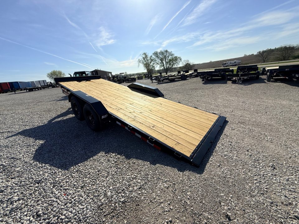 New 2026 H&H 82"X20' 14k Electric Tilt Speed Loader Car Hauler Trailer