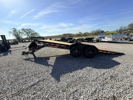 New 2026 H&H 82"X20' 14k Electric Tilt Speed Loader Car Hauler Trailer