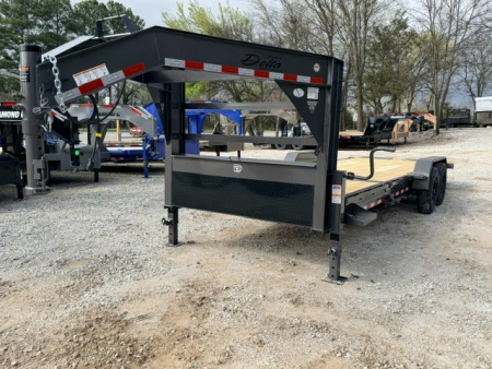 New 2026 Delta Trailers 22' X 84  Gooseneck Tilt Flatbed Trailer