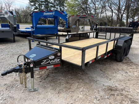 New 2026 Delta Trailers 16' X 76  Tandem Axle Utility Utility Trailer