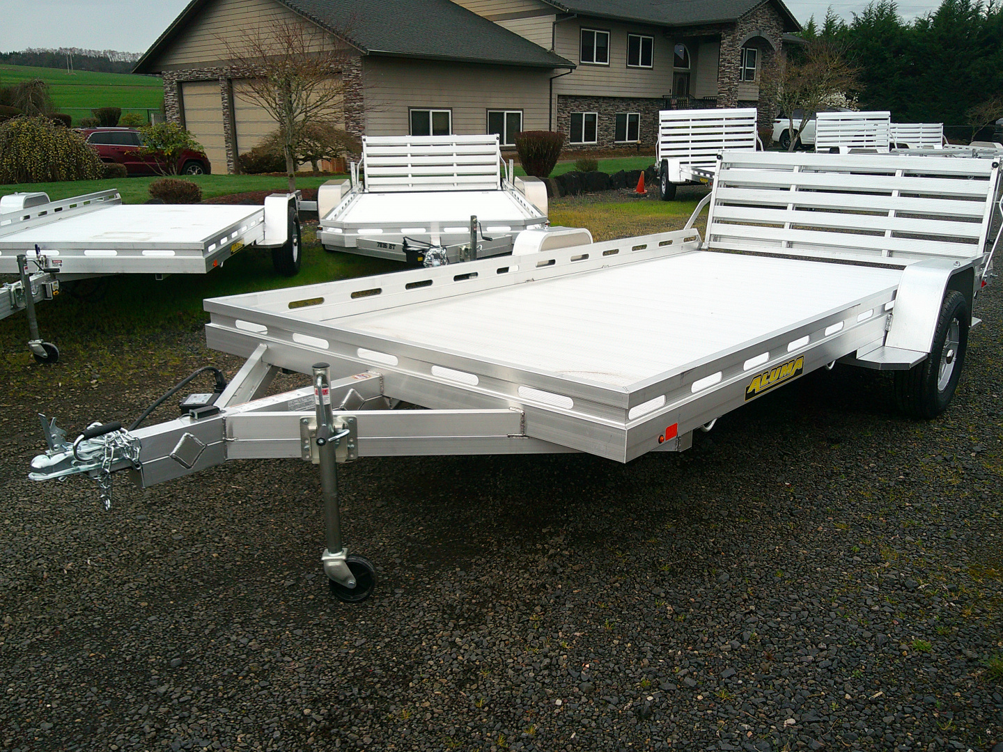 New 2027 Aluma 6.9x14 4.4K Utility Trailer