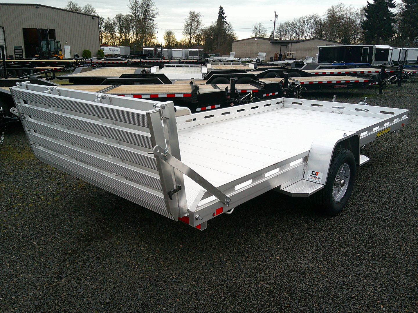 New 2027 Aluma 6.9x14 4.4K Utility Trailer