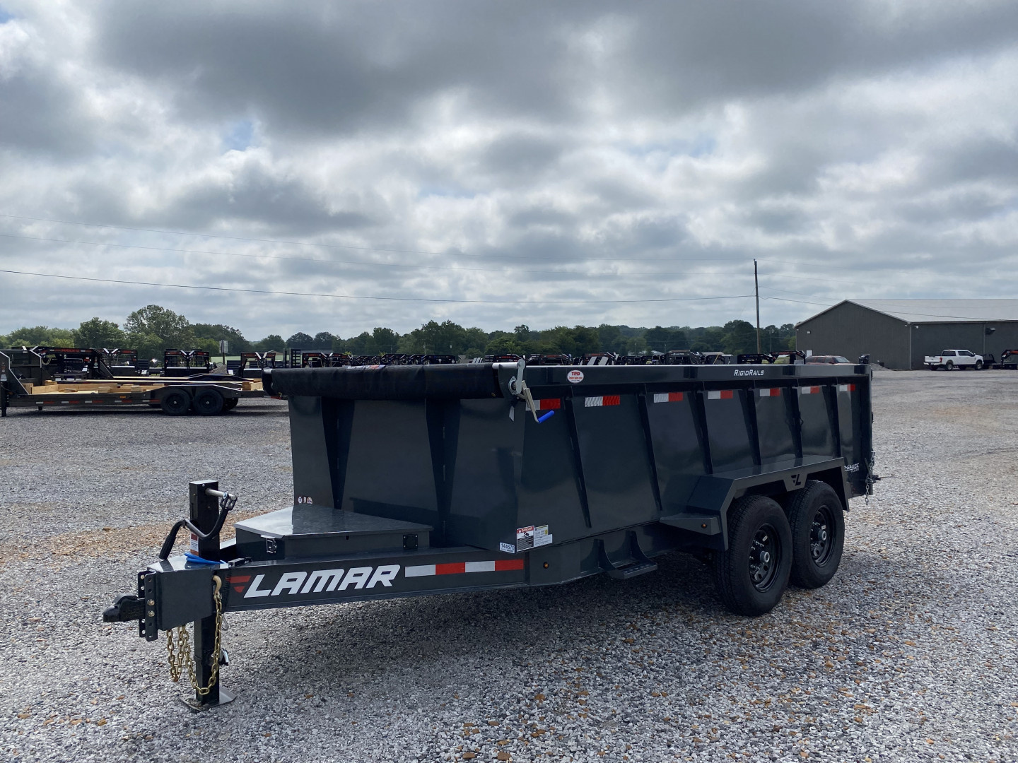 New 2026 Lamar Dump Trailer | 83" x 14' 14K GVWR