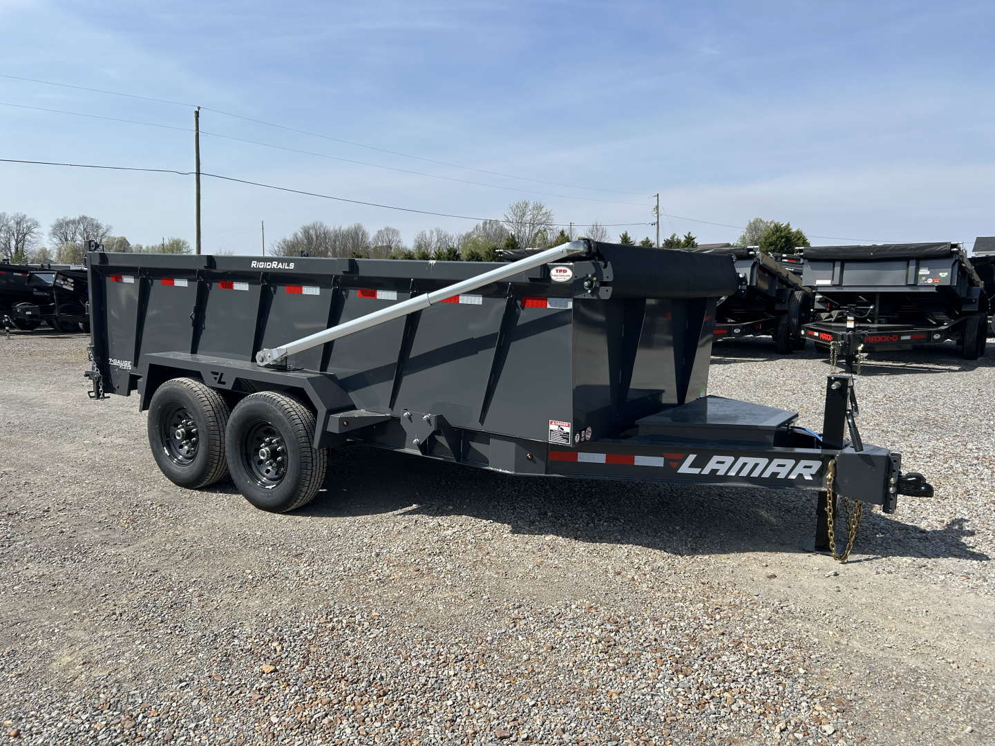 New 2026 Lamar Dump Trailer | 83" x 14' 14K GVWR