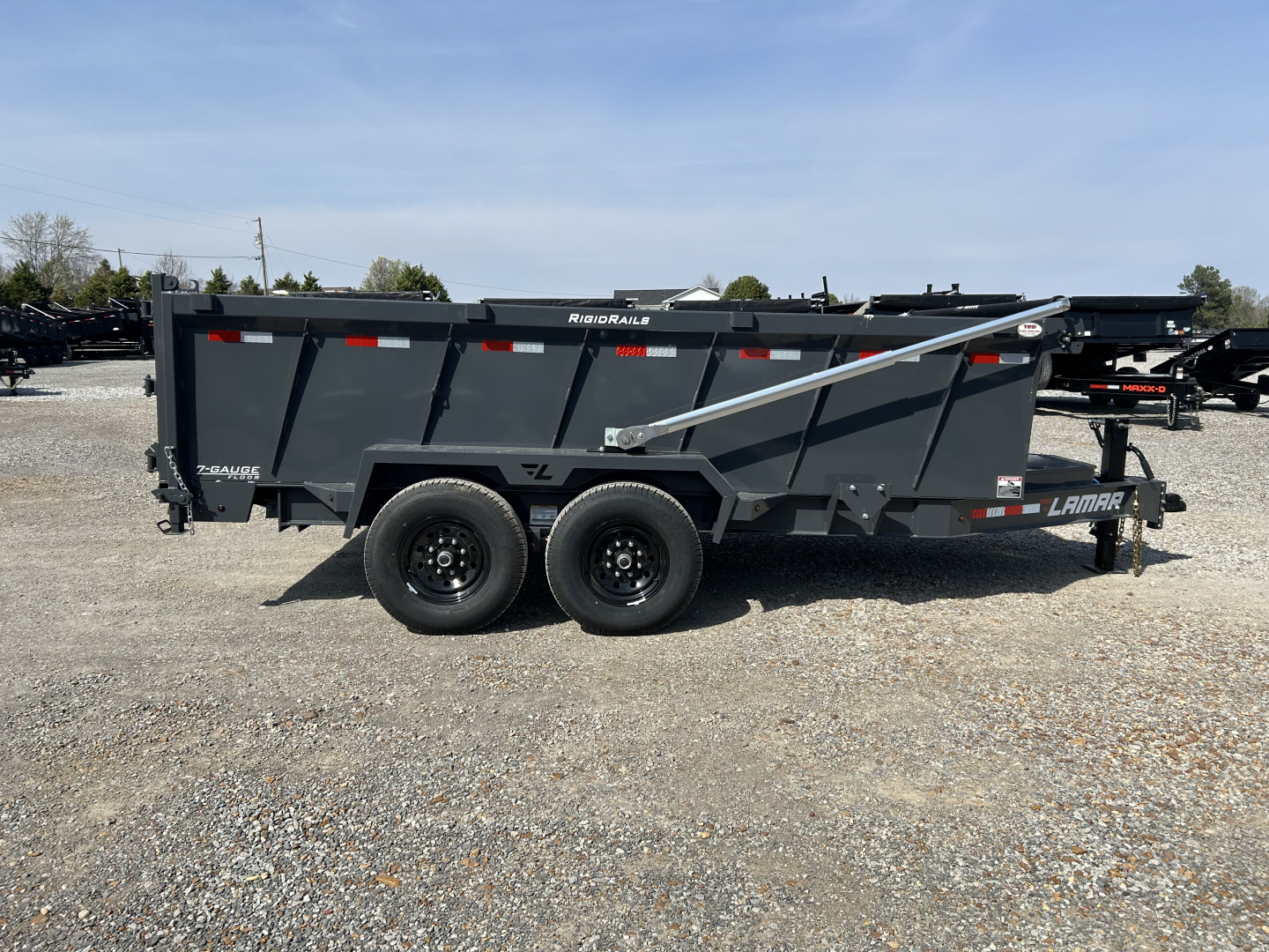 New 2026 Lamar Dump Trailer | 83" x 14' 14K GVWR