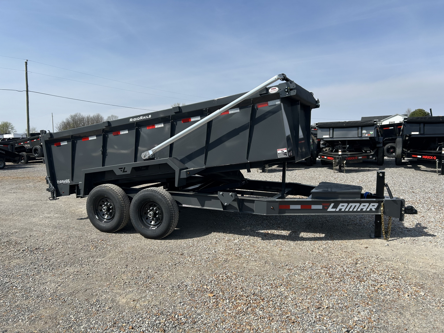 New 2026 Lamar Dump Trailer | 83" x 14' 14K GVWR