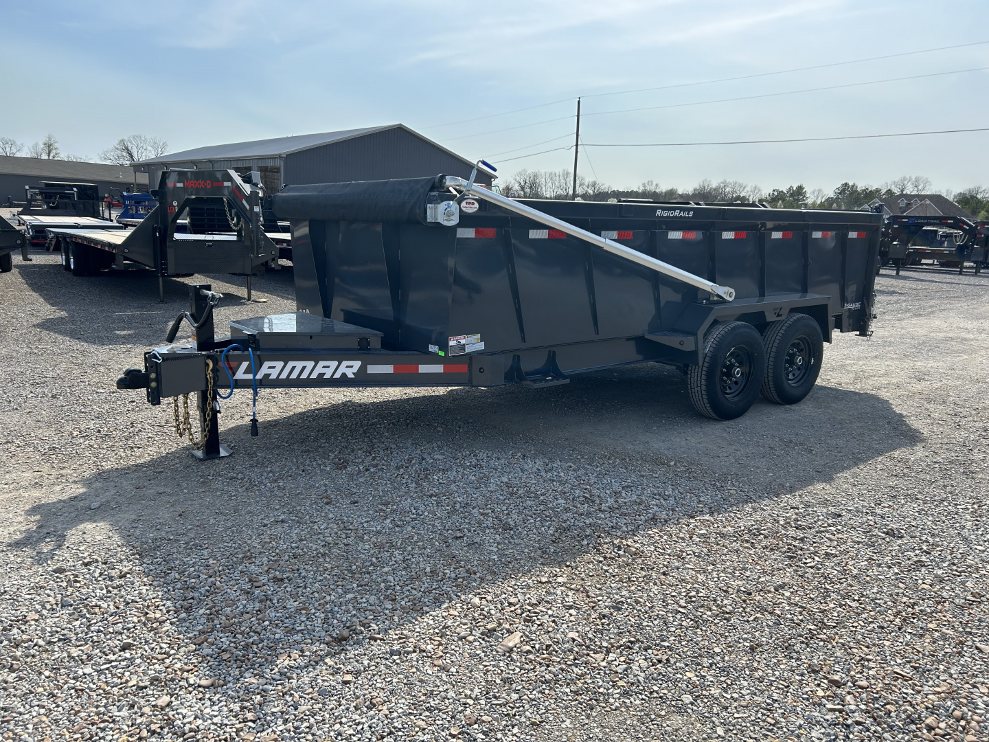 New 2026 Lamar Dump Trailer | 83" x 16' 14K GVWR
