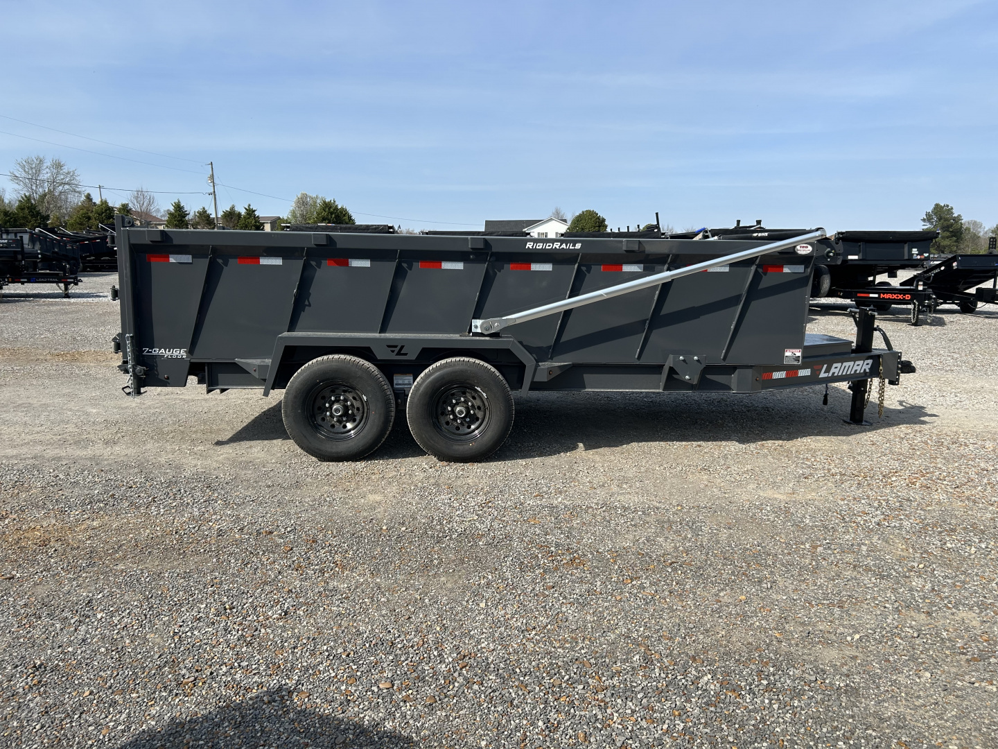 New 2026 Lamar Dump Trailer | 83" x 16' 14K GVWR