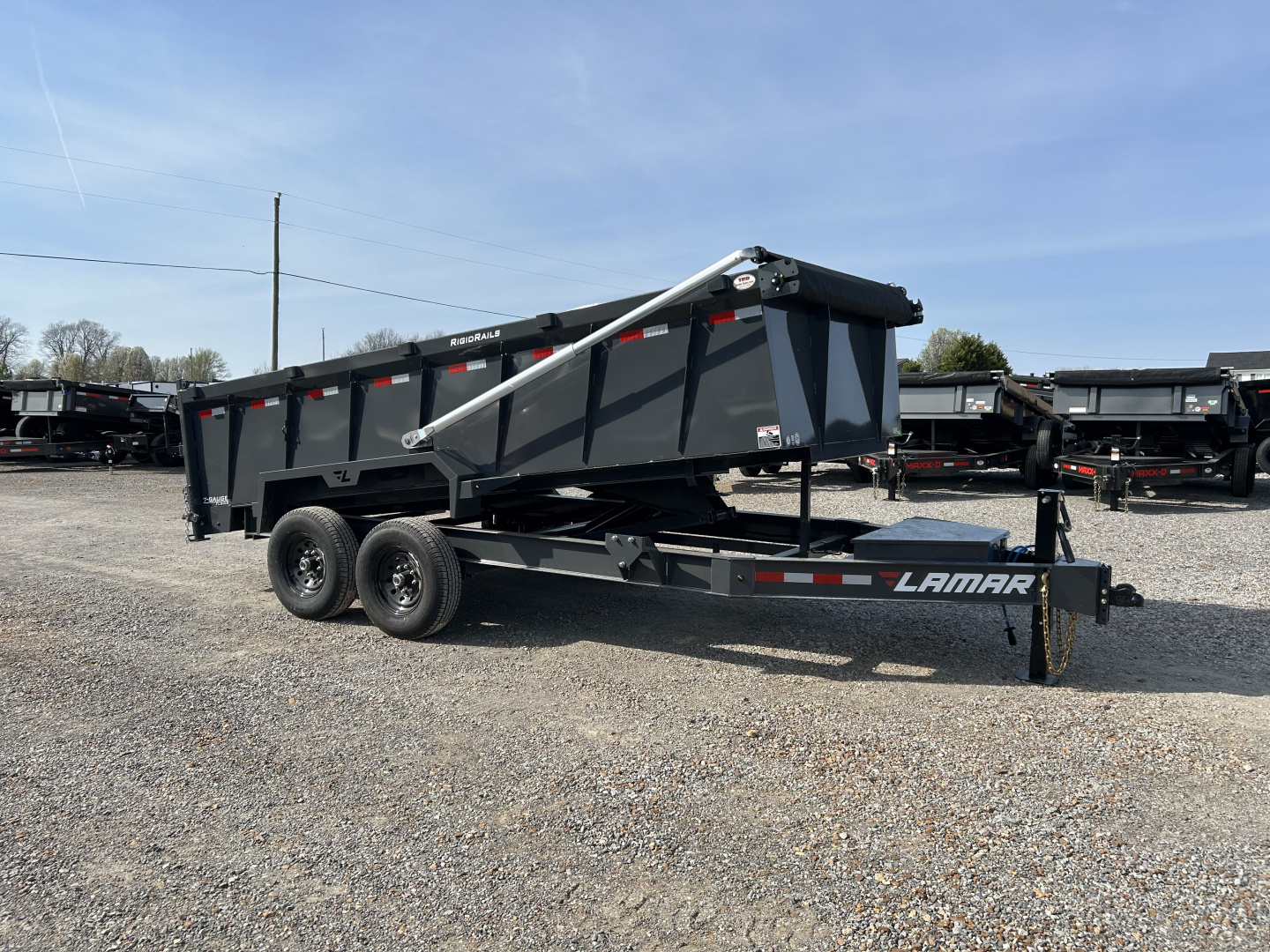 New 2026 Lamar Dump Trailer | 83" x 16' 14K GVWR