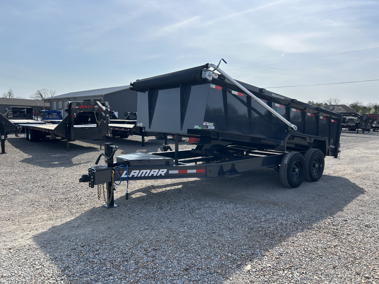New 2026 Lamar Dump Trailer | 83" x 16' 14K GVWR