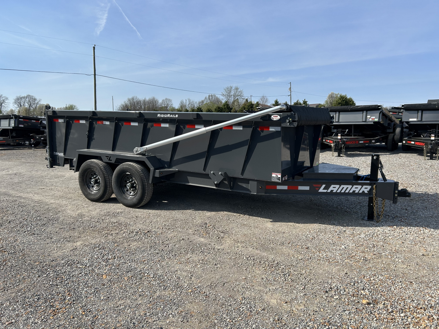 New 2026 Lamar Dump Trailer | 83" x 16' 14K GVWR