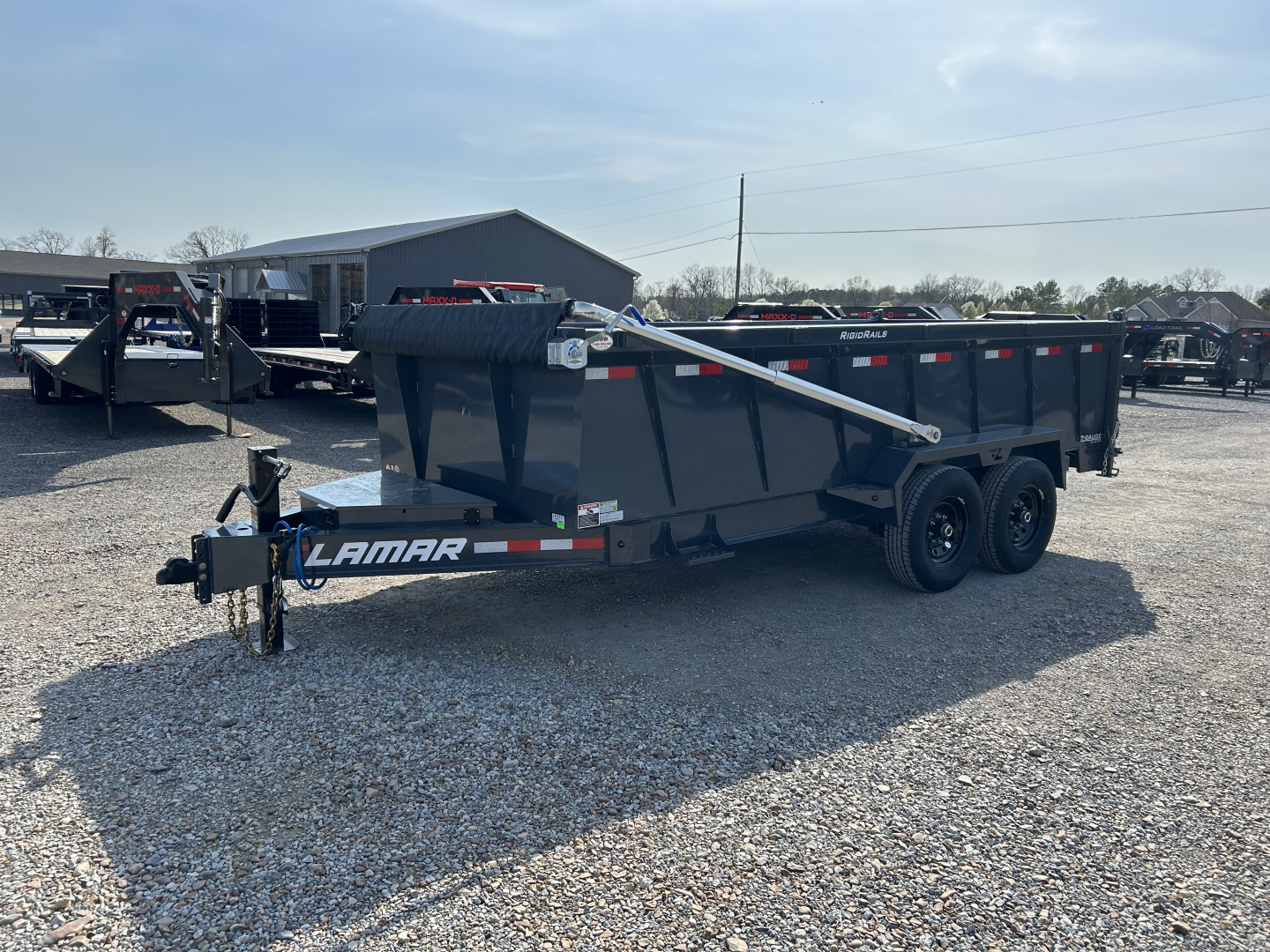 New 2026 Lamar Dump Trailer | 83" x 16' 14K GVWR
