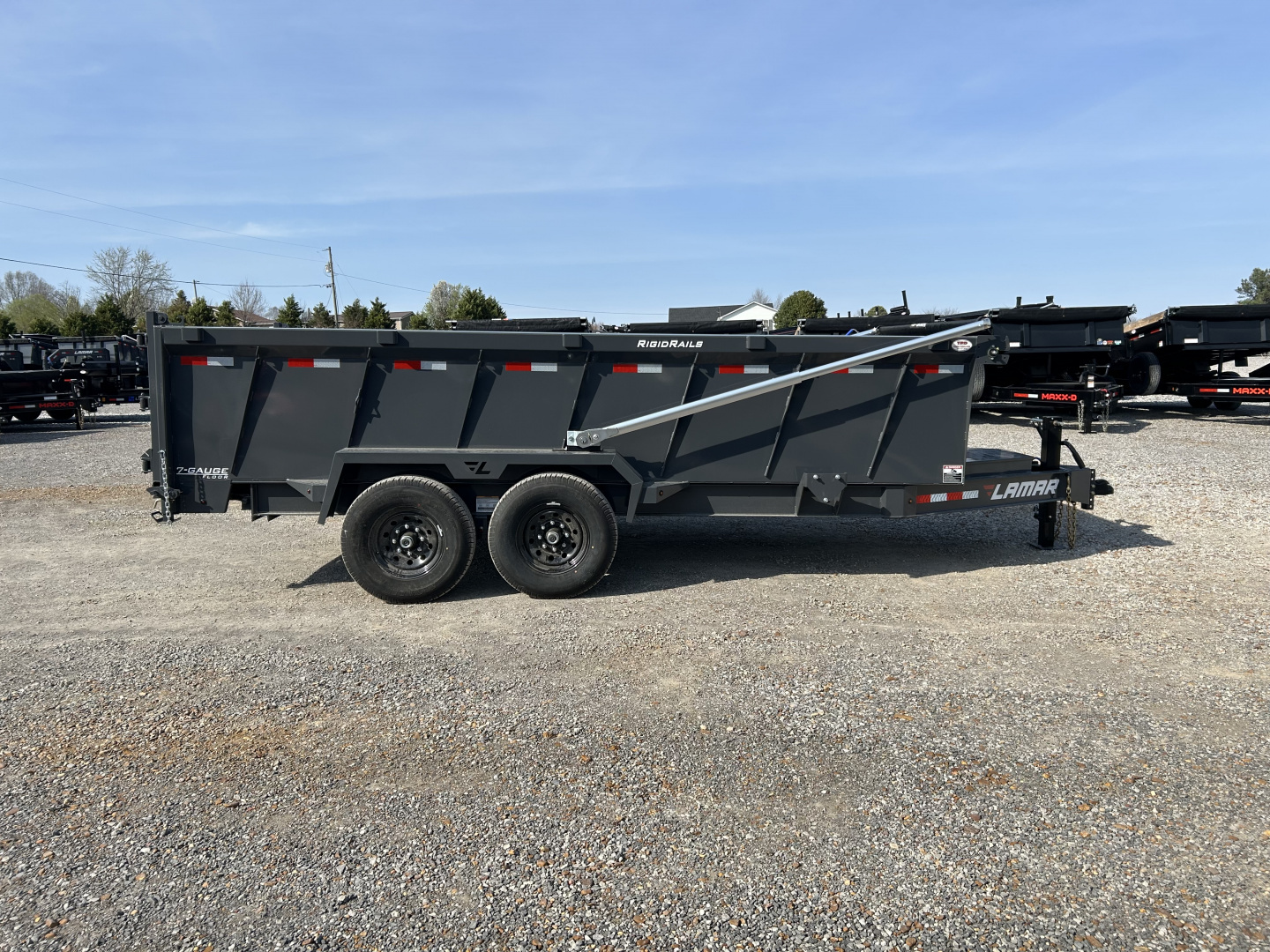 New 2026 Lamar Dump Trailer | 83" x 16' 14K GVWR