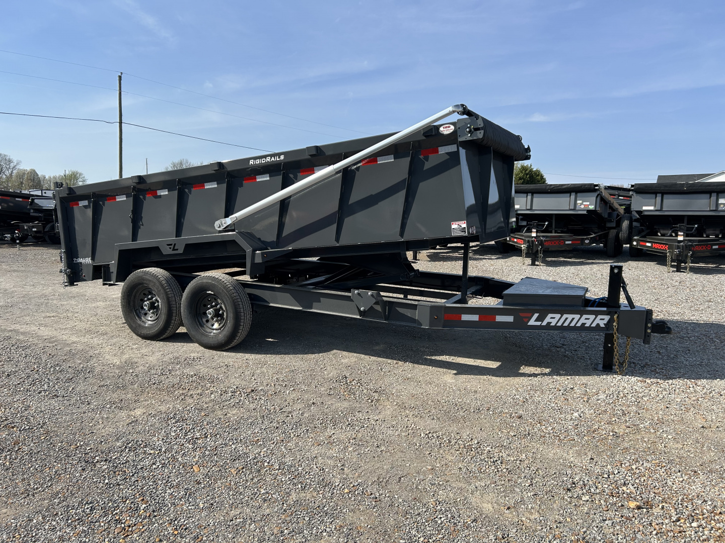 New 2026 Lamar Dump Trailer | 83" x 16' 14K GVWR