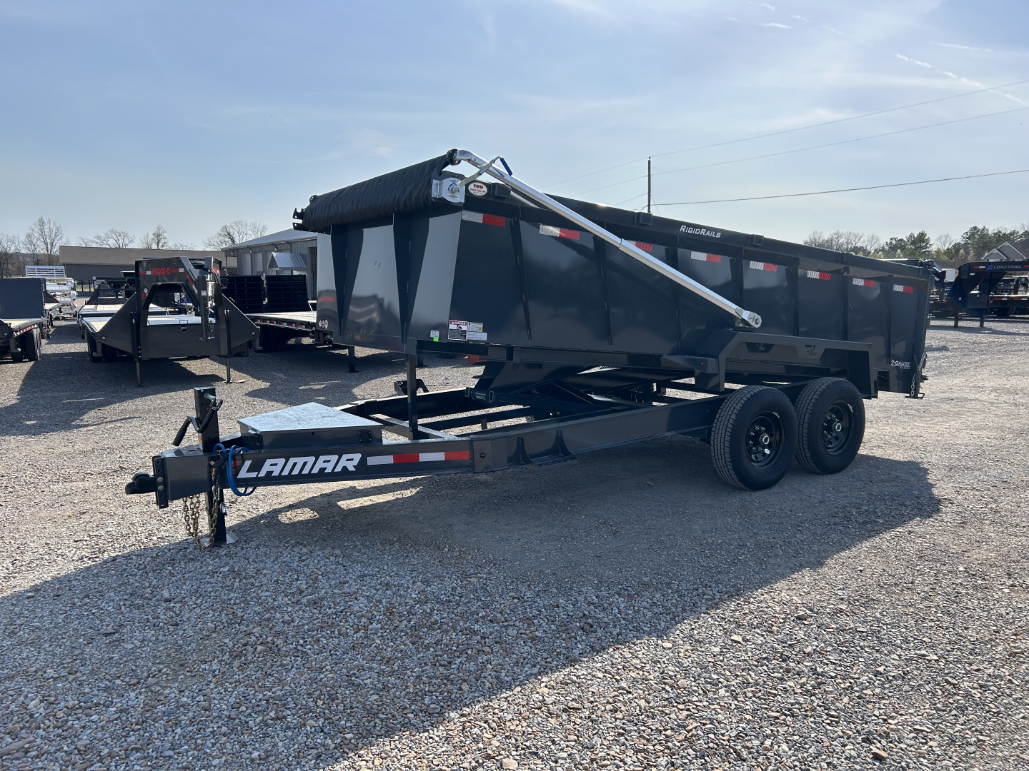 New 2026 Lamar Dump Trailer | 83" x 16' 14K GVWR