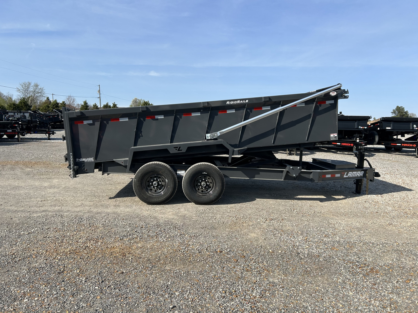 New 2026 Lamar Dump Trailer | 83" x 16' 14K GVWR
