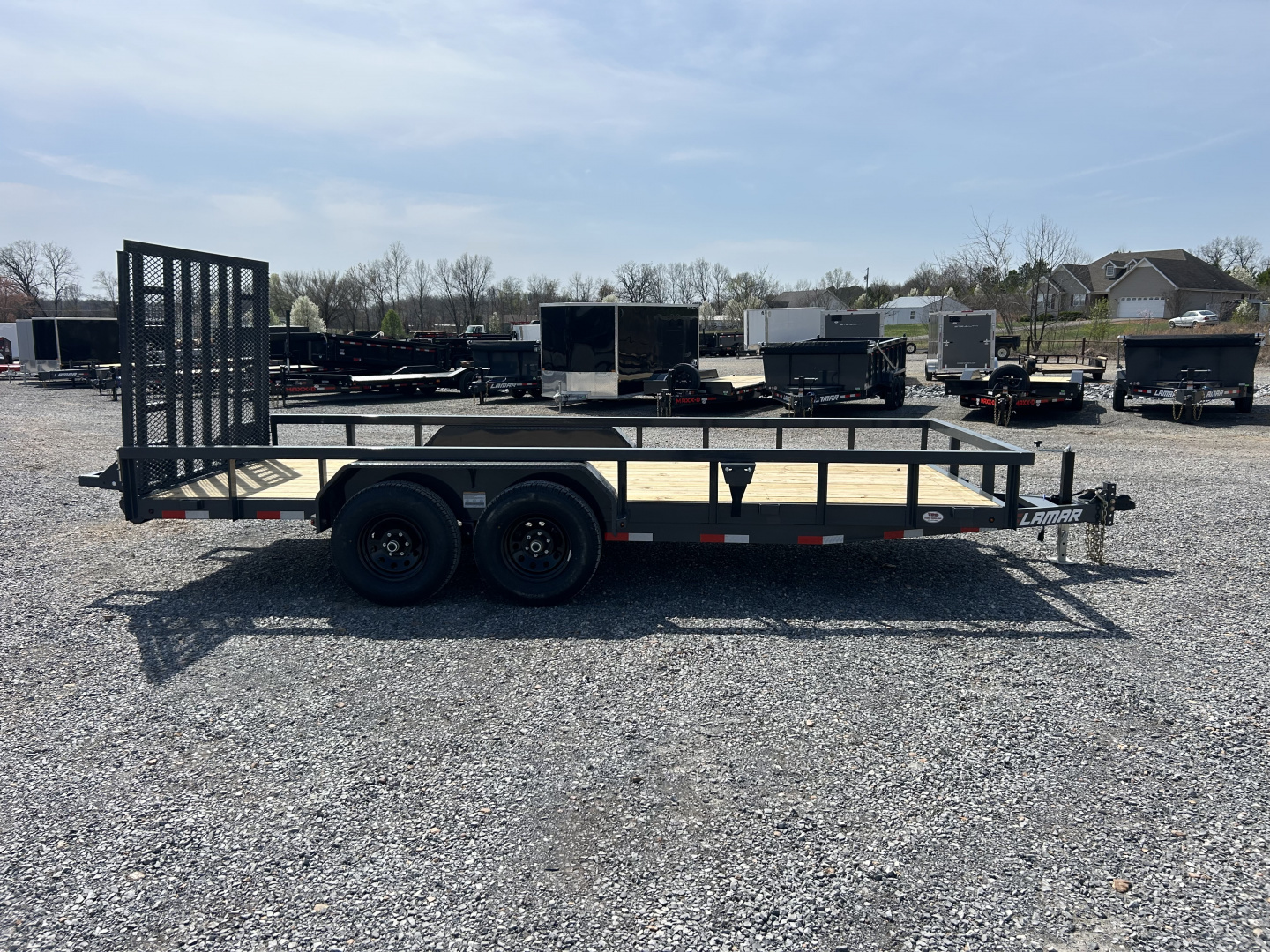 New 2026 Lamar 83"x18' 10k Utility Trailer